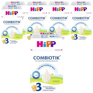 힙 콤비오틱 전분 분유 3단계, 600g, 6개