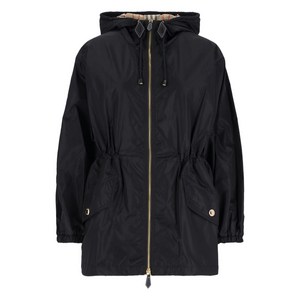 버버리 후드 넥 드로스트링 코트, 블랙계열, UK 8(KR 55)