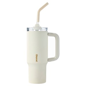 GIANXI 단색 보온보냉병, 1000ml, 아몬드 화이트, 1개