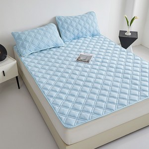 시즌오프 Cozy Aura 여름 시원한 냉감패드 냉감 침대패드 쿨매트 고정밴드형