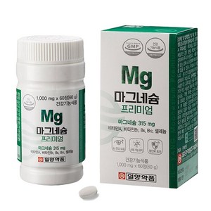 일양약품 마그네슘 프리미엄 60g, 60정, 1개