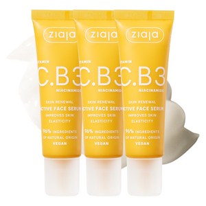 [임박특가]지아자 비타민 C.B3 저분자 히알루론산 액티브 미백 광채 세럼, 30ml, 3개