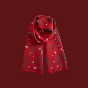 BUKENI 여성 빈티지 크리스마스 목도리