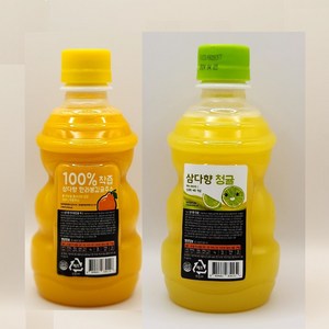 제주 삼다향 착즙 감귤주스320ml 20개(한라봉10개+청귤10개), 20개, 320ml