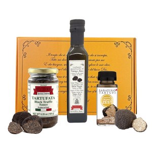 이탈리아 트러플 명가 멜끼어리 & 사바티노 타르투피 프리미엄 고함량 블랙 트러플 3종(올리브오일/소스/시즈닝) 세트, 1개, 250ml