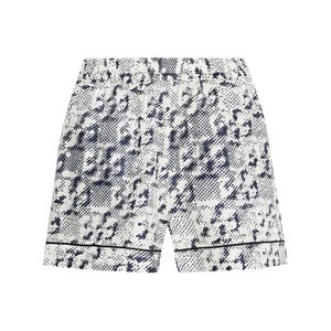 토리 버치 프린트 장식 쇼츠, 화이트계열+블루계열, Standard L(KR XL)