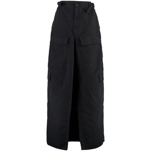 발렌시아가 카고 포켓 슬릿 스커트