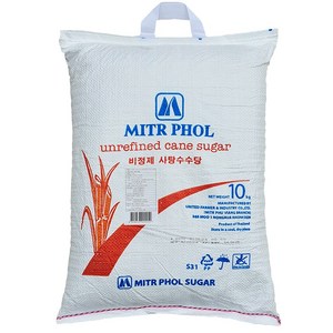 원당 비정제 사탕수수100% 10kg 미트폴, 1개