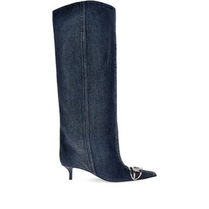 디젤 디비너스 데님 롱 부츠, Europe 40(KR 260), 블루계열