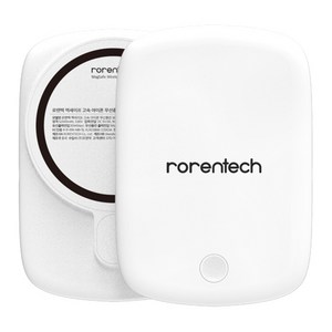 로랜텍 파스텔 아이폰 맥세이프 갤럭시 고속 무선충전 보조배터리 QC3.0 10000mAh