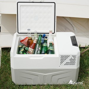 코오롱 공식판매 [한정초특가] 알피쿨 정품 캠핑냉장고 코오롱 차량용 냉동고 휴대 이동식 낚시 차박 30L 40L 50L