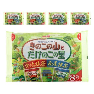 메이지 버섯산과 죽순 마을 우지말차 & 니시오말차 8개입, 5개