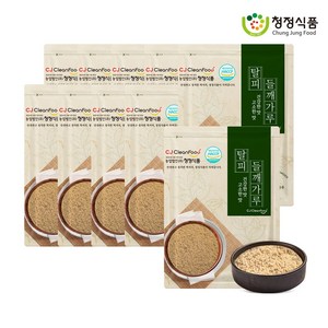 청정식품 HACCP 24년 식당용 고소한 햇 탈피 들깨가루, 1kg, 10개