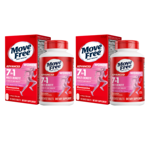 무브프리 어드밴스드 우먼 7 인 1 멀티 베네핏 코팅된 타블렛, 120정, 2개