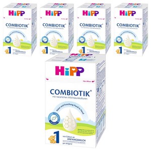 힙 콤비오틱 전분 분유 1단계, 600g, 5개