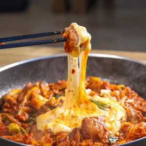 24년 전통 박가미닭갈비 국내산 냉장 양념 춘천식 춘천 닭갈비 단품 택배 캠핑 닭다리살, 닭 400g + 양념 120g, 2개, 400g