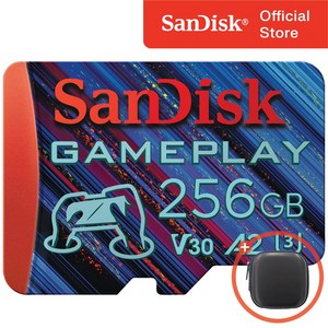 샌디스크 GamePlay 마이크로 SD 카드 닌텐도 스위치 스팀덱 전용 메모리 + 보관 케이스 패키지