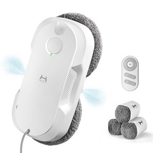 HUTT 창문 로봇청소기 자동 분수 초강흡입력 +리필걸레세트