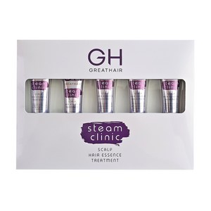 GH 그레이트 헤어 스팀클리닉 에센스 트리트먼트, 5개, 15ml