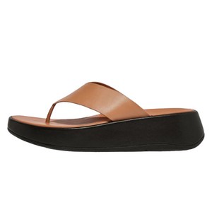 핏플랍 여성 F 모드 레더 플랫폼 쪼리 샌들 FFSO3E321W1