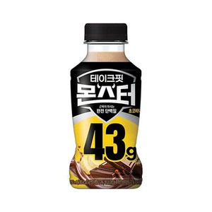 테이크핏 몬스터 초코바나나 프로틴, 350ml, 24개