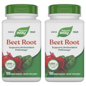 네이쳐스웨이 비트 루트 500mg 베지테리안 캡슐, 100정, 2개