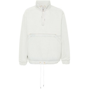 메종키츠네 로고 패치 데님 재킷