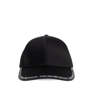 엠포리오아르마니 로고 캡 모자