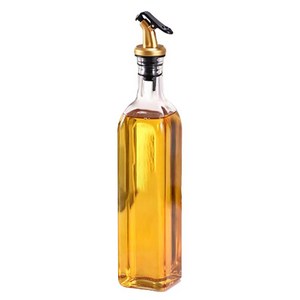 Xi bi Mi yuan 사각 유리 오일 병 4개입, 500ml, 1개