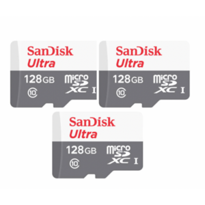 샌디스크 micoSD Ulta, 128GB, 3개