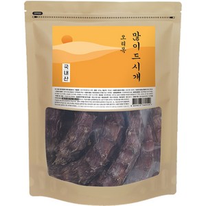 강아지 많이드시개 대용량 수제간식, 통오리목뼈, 350g, 1개