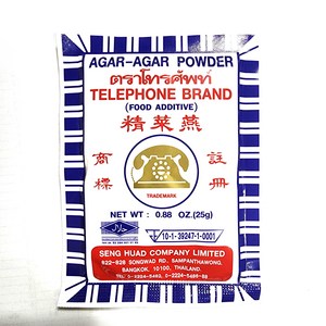 아가아가파우더 봉운 AGAR AGAR POWDER, 1개, 25g