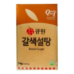 큐원 갈색설탕, 3kg, 4개