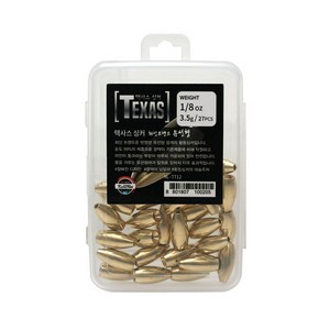 하프루어 텍사스싱커 덕용 HL-TT12, 3/4oz 6pcs, 1개