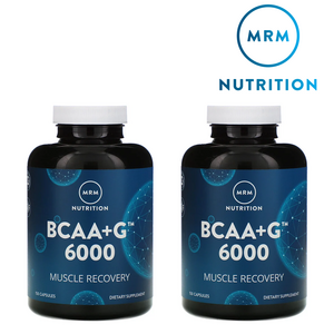 엠알엠 BCAA+G 6000 캡슐 글루텐 프리, 150정, 2개