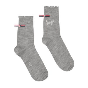 톰 브라운 헥터 디테일 스트라이프 트리밍 양말