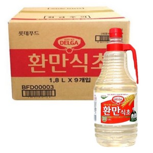 롯데웰푸드 DELGA 델가 환만 식초, 1.8L, 27개