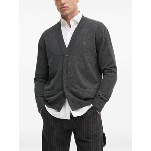 발리 로고 자수 가디건, 그레이계열, XL(KR 110)