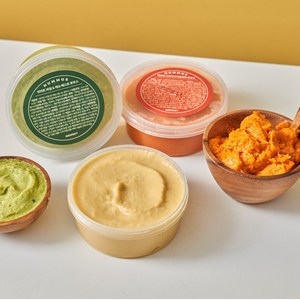 위미트 단백질 스프레드 후무스 3종 세트, 9개, 150g