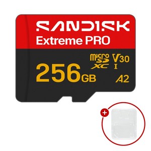 샌디스크 마이크로SD카드 Extreme PRO 익스트림 프로 SDSQXCJ + SD카드 케이스 패키지