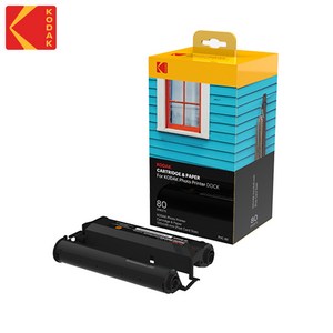 코닥 도크 ERA 에라 / 도크플러스 전용 카트리지 4x6 인치 80매 6인치 인화지