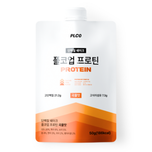 플코업 프로틴 곡물맛 단백질 쉐이크 파우치, 50g, 7개