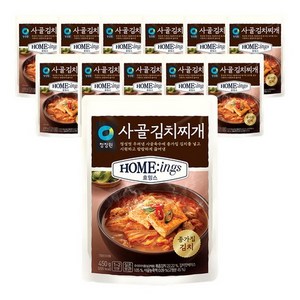 청정원 호밍스 사골 김치찌개, 450g, 12개