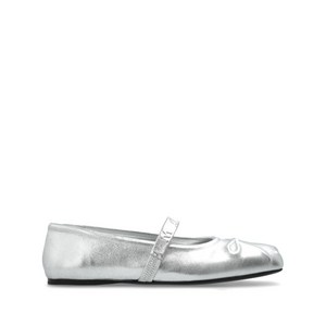 마르니 메탈릭 발레리나 슈즈, Italy 40(KR 270), 실버계열