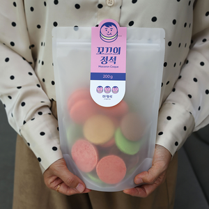 마정석) 꼬끄의 정석 200g 마카롱 꼬끄 대용량, 1개