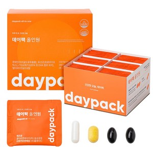 데이팩 올인원 멀티팩 유산균+오메가+루테인+멀티비타민+미네랄, 30회분, 1개