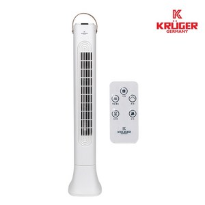 크루거 팬없는선풍기 타워형선풍기 KRF-RTW925, 1개