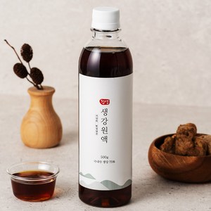 국내산 100% 정생 생강원액 생강청, 500g, 1개