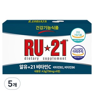 알유21 비타민 C 4.5g, 6정, 5개