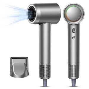 NICESUN 미니 초고속 음이온 드라이기 BLDC 무소음 헤어드라이기+360도 회전 자석식 노즐/자석 필터